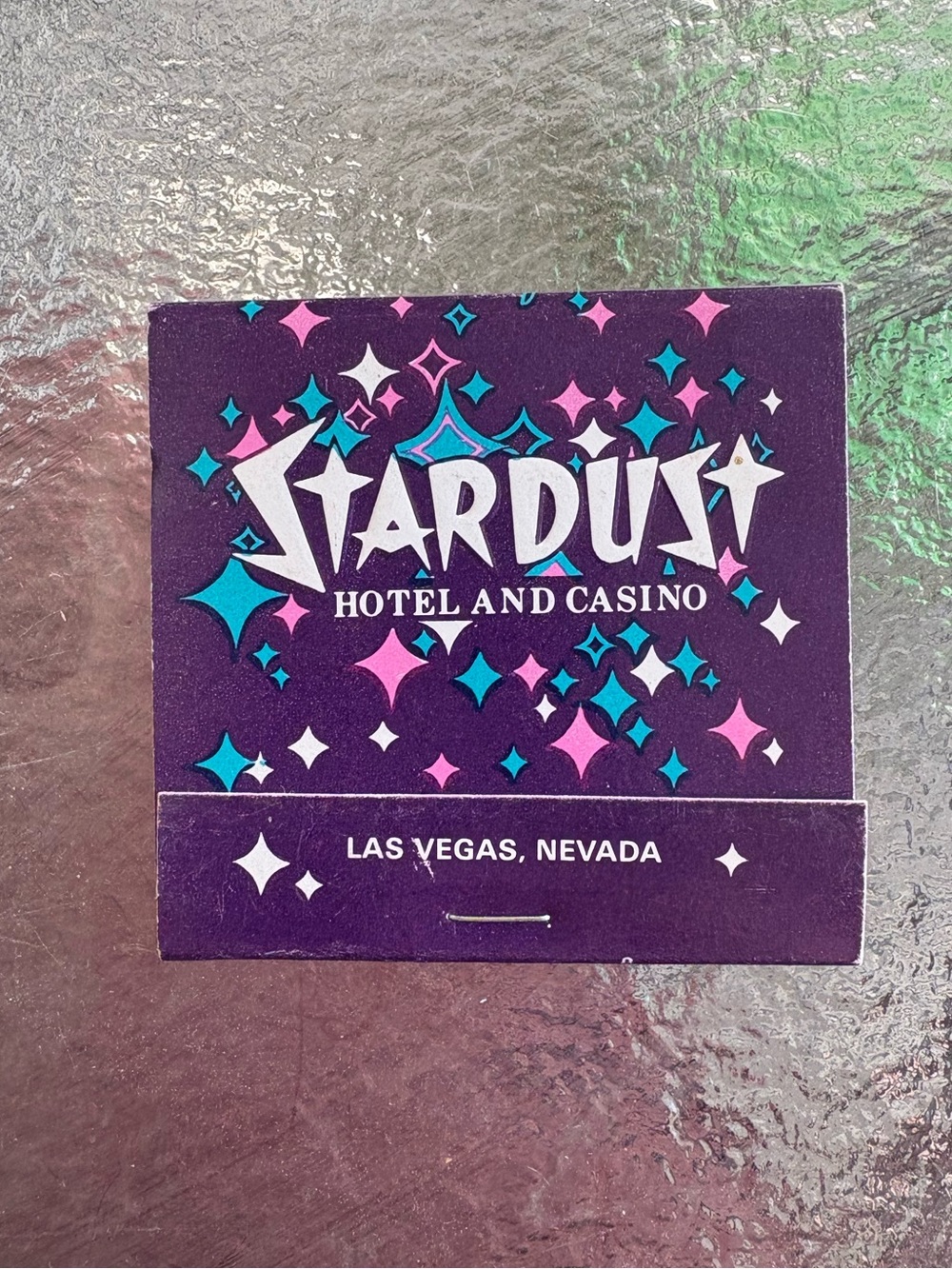 Stardust Hotel Matchbook Las Vegas Vintage Purple Dancer
